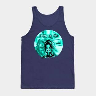 Cybercore: Cyan Tank Top